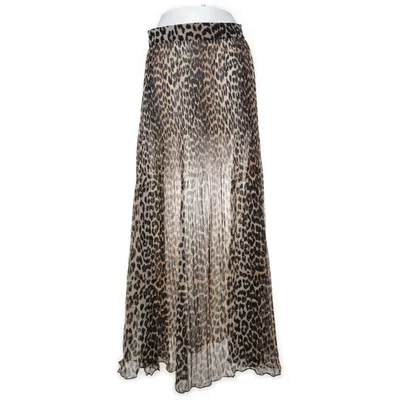 Maxi nederdel (Beige, Sort, Brun) fra Ganni Elastan, Viscose