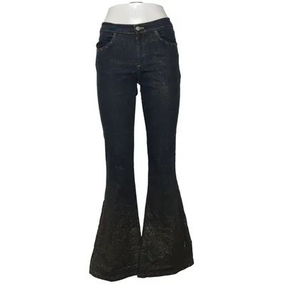 Jeans (Blå, Guldfärgad) från Indian Rose Bomull, Elastan, Polyamid