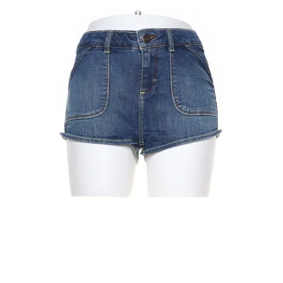 Denim shorts (Blauw) van Buffalo London Katoen, Elastaan