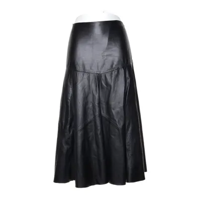 Leren rok (Zwart) Leer