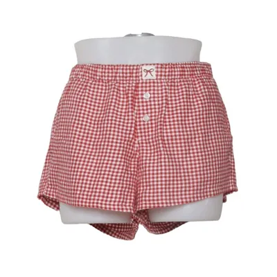 Short de pyjama (Rouge, Blanc) de Hollister Élasthane, Polyester