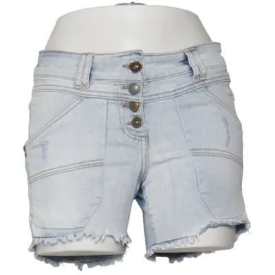 Short en jean (Bleu) de Isla Ibiza Bonita Coton, Élasthane
