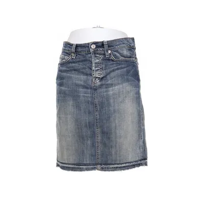 Jupe en jean (S138080U-080U) de 7 for All Mankind Coton, Élasthane