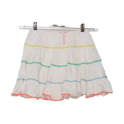Jupe (Blanc, Multicolore) de Mini Boden Coton