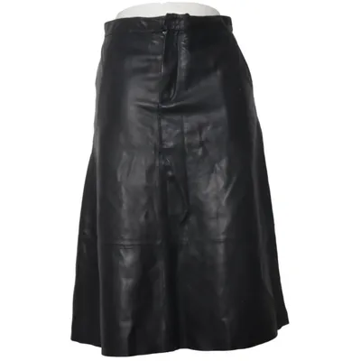 Läderkjol (Svart) från Set Skinn, Polyester
