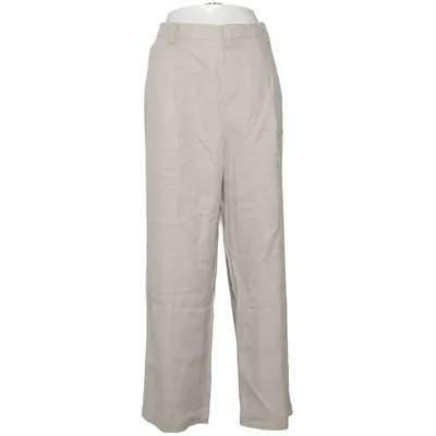 Chinos (Beige) van Zara Katoen, Linnen