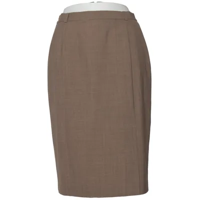 Skirt (Brown) from Lady Charme Elastane, Polyester, Wool