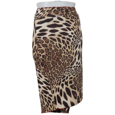 Jupe portefeuille (Beige, Noir, Marron) de Mariella Burani