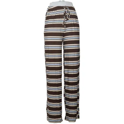 Pyjamasbyxor (Brun, Blå, Vit) från Katia Elastan, Viskos