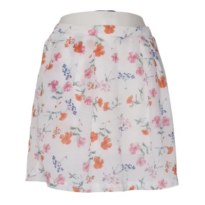 Kjol (Vit, Flerfärgad) från Cerise Blue Polyester, Viskos