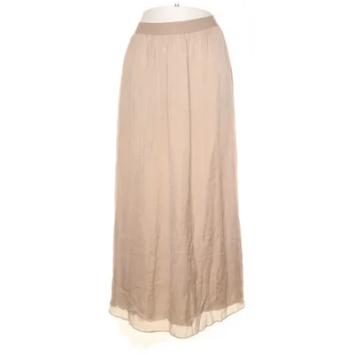Maxi nederdel (Beige) fra Hallhuber Silke, Viscose