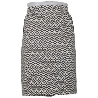 Skirt (Black, White) from More & More Cotton, Elastane, Polyester