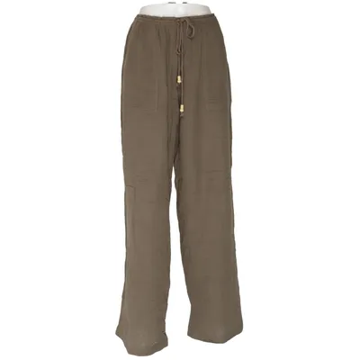 Palazzo pants (Green) from H&M Cotton