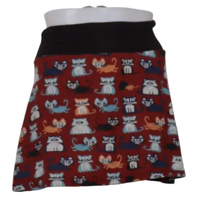 Skirt (Red, Multicolored) from Noa Noa Elastane, Viscose