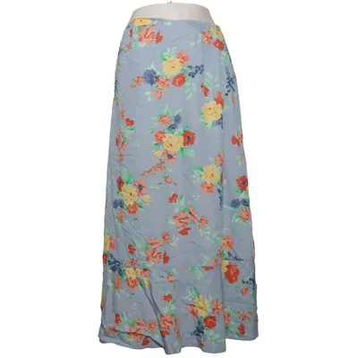 Wrap skirt (Blue, Multicolored) from Liz Claiborne Polyester, Viscose