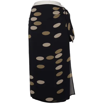 Jupe portefeuille (Bleu, Beige) de MaxMara Polyester
