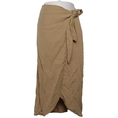 Wrap skirt (Beige) from Norr Linen, Tencel
