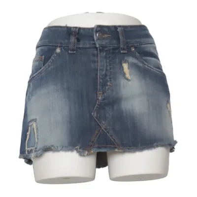 Jeanskjol (Blå) från Miss Sixty Collection Bomull, Elastan