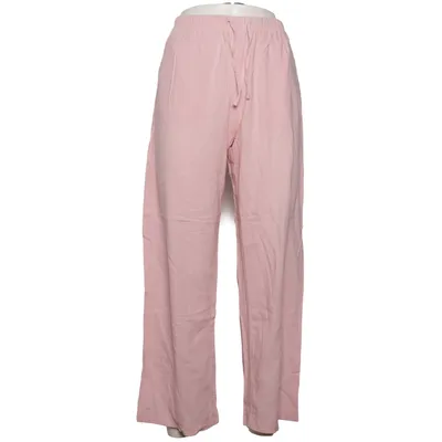 Broek (Roze) van Bershka Linnen, Viscose