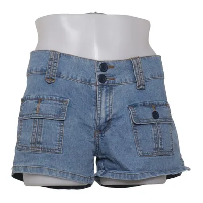 Short en jean (Bleu) de Saix Coton, Élasthane, Polyester