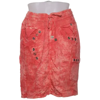 Skirt (Red) from Tredy Cotton, Elastane, Polyester