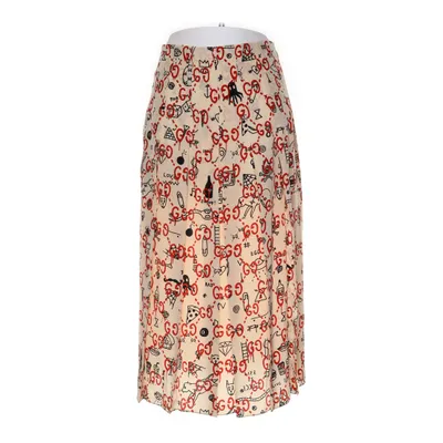 Jupe (Beige, Rouge, Noir, Multicolore) de Gucci Soie