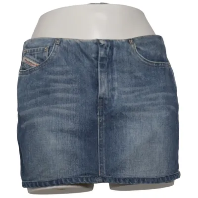 Denim skirt (Blue) from Diesel Industry Cotton