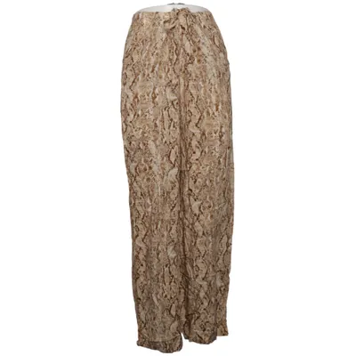 Palazzo pants (Brown, Beige) from Janina Viscose
