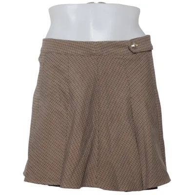 Nederdel (Beige, Sort) fra H&M Elastan, Polyester, Viscose