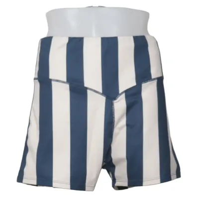Compression shorts (Blue, White) from Wolf & Whistle Elastane, Polyester