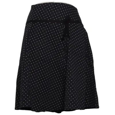 Skirt (Black, White) from Helline Cotton, Elastane