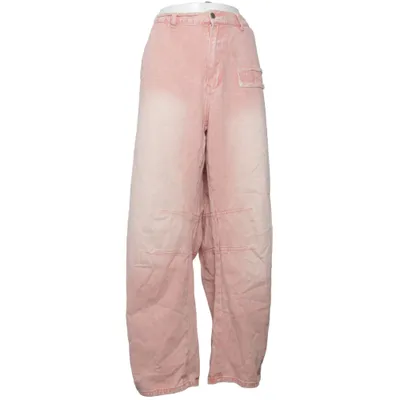 Jeans (Pink) from Shein Curve Cotton, Polyester, Viscose