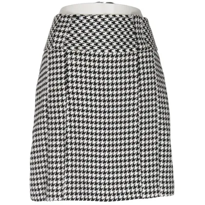 Skirt (Black, White) from Vivance Collection Elastane, Polyester, Viscose
