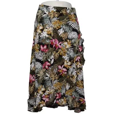 Jupe portefeuille (Noir, Multicolore) de Robert Louis Viscose