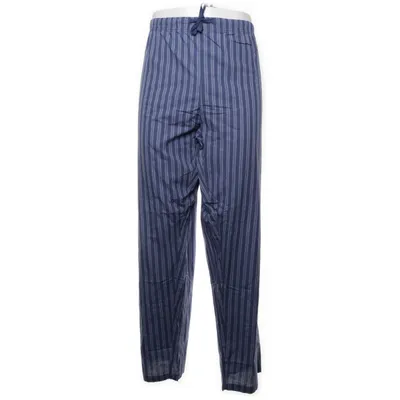 Pajama pants (Blue, White) from Enrico Mori Cotton