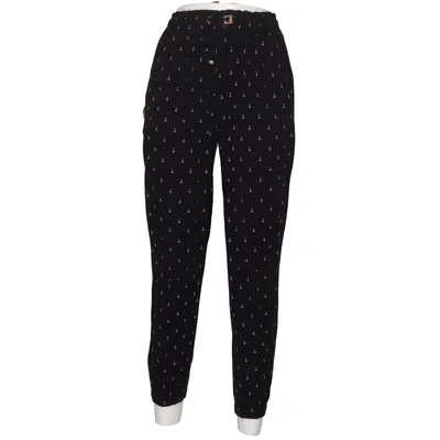 Pants (Black, White) from Gina Elastane, Viscose