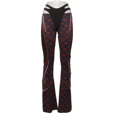 Hose (Schwarz, Rot) von Namilia Elasthan, Polyester