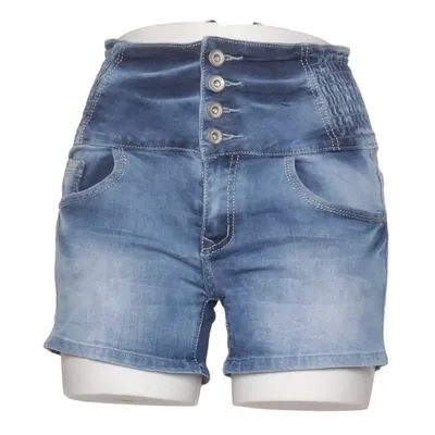 Denim shorts (Blauw) van G-Smack Katoen, Elastaan, Polyester, Viscose
