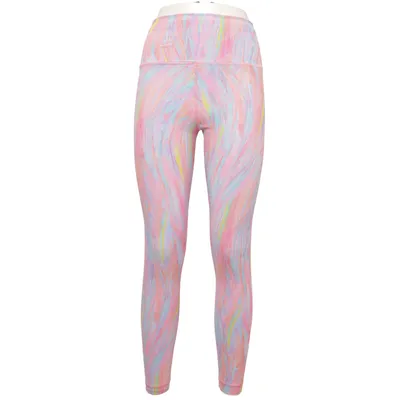 Sports tights (Pink, Blue, Yellow) from Lululemon Elastane, Polyamide