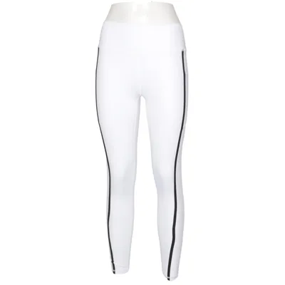 Sportleggings (Wit, Zwart) Elastaan, Polyester