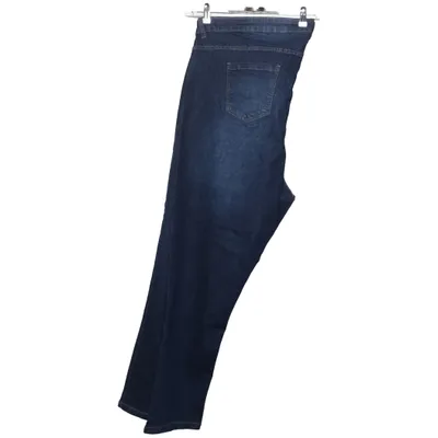 Jeans (Blå) fra KiK Bomuld, Elastan