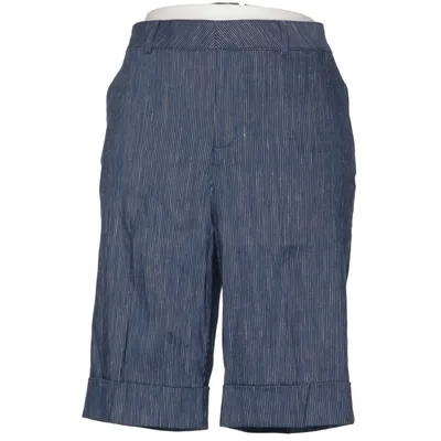 Korte broek (Blauw, Wit) van NYDJ Elastaan, Linnen, Viscose