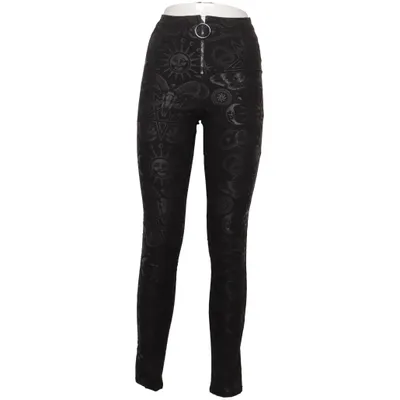 Pants (Black, Gray) from Killstar Elastane, Polyamide, Viscose