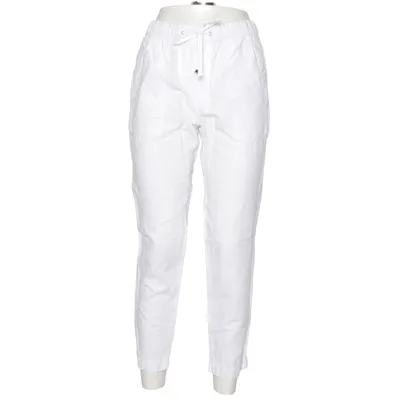 Byxor (Vit) från Mango Casualwear Bomull, Linne