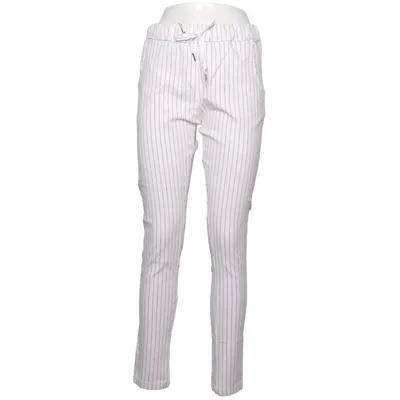 Pants (White, Beige) from G.Ricceri Cotton, Elastane, Polyamide, Viscose