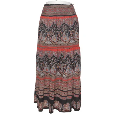 Maxi skirt (Black, Red, Multicolored) from Okay Polyester, Viscose