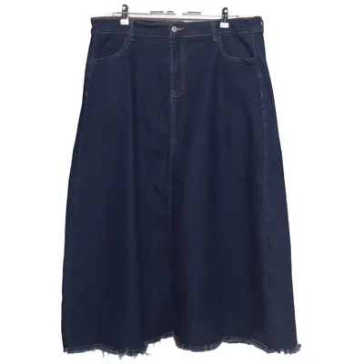 Jupe en jean (Bleu) de Belle Poque Coton, Élasthane, Polyester, Viscose