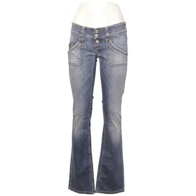 Jeans (Blå) fra Take Two Bomuld, Elastan