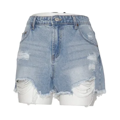 Denim shorts (Blue) from Love Tree Cotton