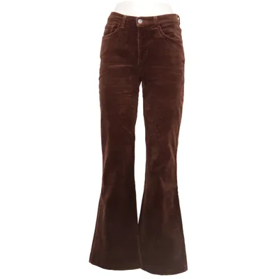 Pantalon en velours (Marron) de Vanilia Coton, Élasthane
